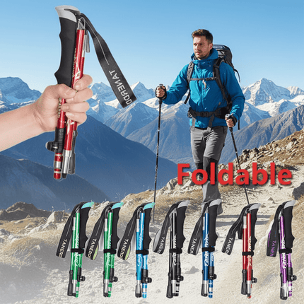 Ultralight Trekking Poles | Adjustable Length with EVA Grip Handles | Durable Support for Hiking and Camping 3