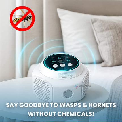 Ultrasonic Pest Repeller Device for Outdoor Spaces with 3200 Sq Ft Coverage | Chemical-Free Wasp & Hornet Control 1