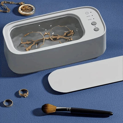 Ultrasonic Smart Cleaner | Deep Cleaning Device with Eco-Friendly Design | Rapid Cycle for Effortless Jewelry and Eyewear Care 0