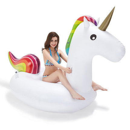 Unicorn Inflatable Swimming Toy | Durable PVC Design with Easy Inflation for Summer Fun 3
