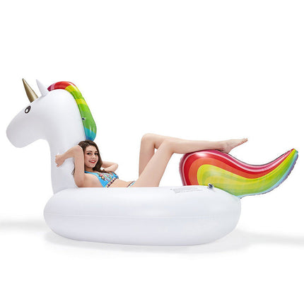 Unicorn Inflatable Swimming Toy | Durable PVC Design with Easy Inflation for Summer Fun 4