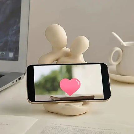 Couple Figurines, Resin Sculptures for Bedroom Decor