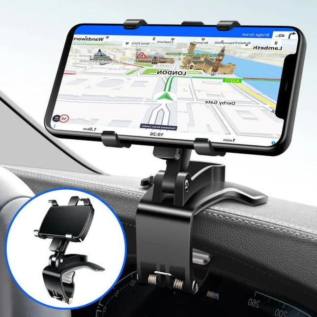 Universal Car Phone Holder | 360° Rotation Mount for Hands-Free Driving | Secure Fit for Easy Access 0