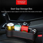 Universal Car Seat Gap Organizer | Faux Leather Storage Solution for Essentials 0