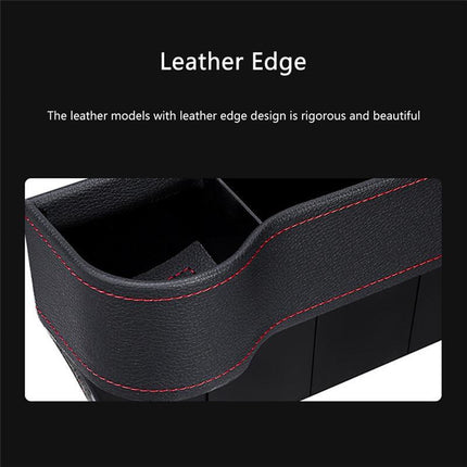 Universal Car Seat Gap Organizer | Faux Leather Storage Solution for Essentials 1