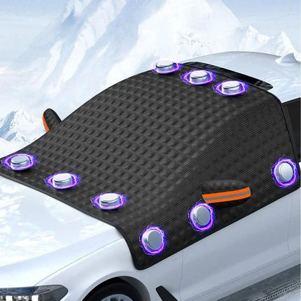 Universal Magnetic Car Cover | Frost-Resistant Design with Heat-Reflective Surface | Year-Round Protection for All Vehicles 1