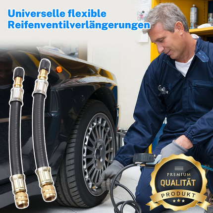 Universal Tire Valve Extensions | Flexible Design for Easy Access | Essential Tool for Efficient Inflation 1