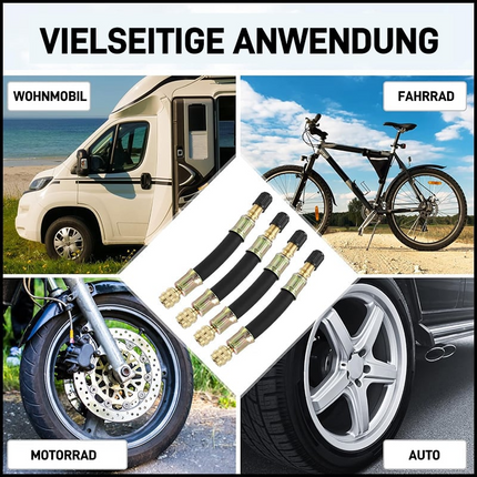 Universal Tire Valve Extensions | Flexible Design for Easy Access | Essential Tool for Efficient Inflation 4