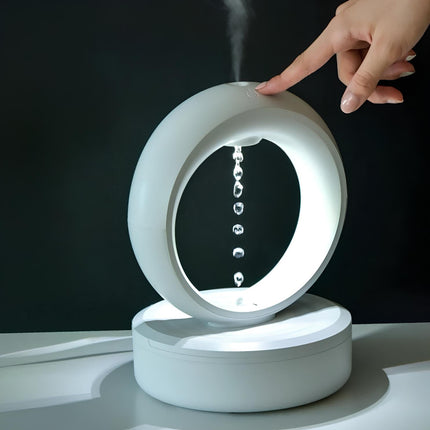 Anti-Gravity Humidifier with Soothing Mist & LED Light | Unique Decorative Accent for Enhanced Relaxation