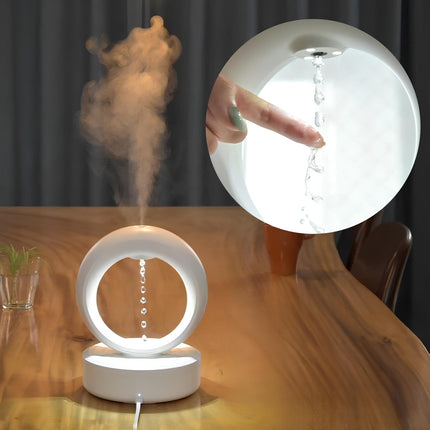 Anti-Gravity Humidifier with Soothing Mist & LED Light | Unique Decorative Accent for Enhanced Relaxation