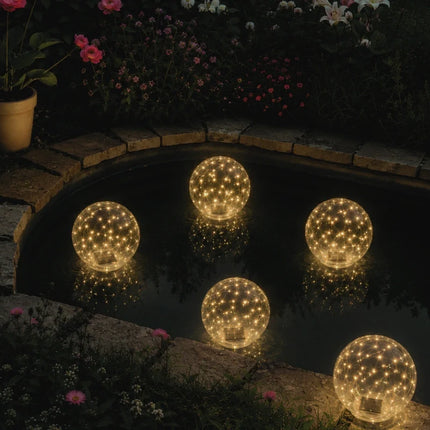 Floating Solar Light with Remote Control for Patios and Pools | Weather-Resistant Design for Magical Outdoor Ambience