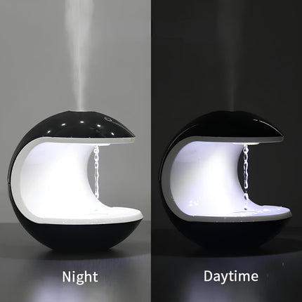 Anti-Gravity Humidifier with Soothing Mist & LED Light | Unique Decorative Accent for Enhanced Relaxation