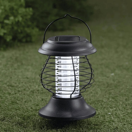 Solar Powered Mosquito Lantern with UV-A Zapper | Wireless Outdoor Light for Pest-Free Evenings