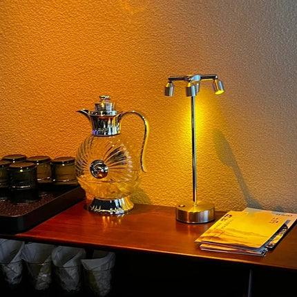 Dimmable Table Lamp with Touch Control & 360° Rotatable Design | Cordless Illumination for Ideal Ambiance