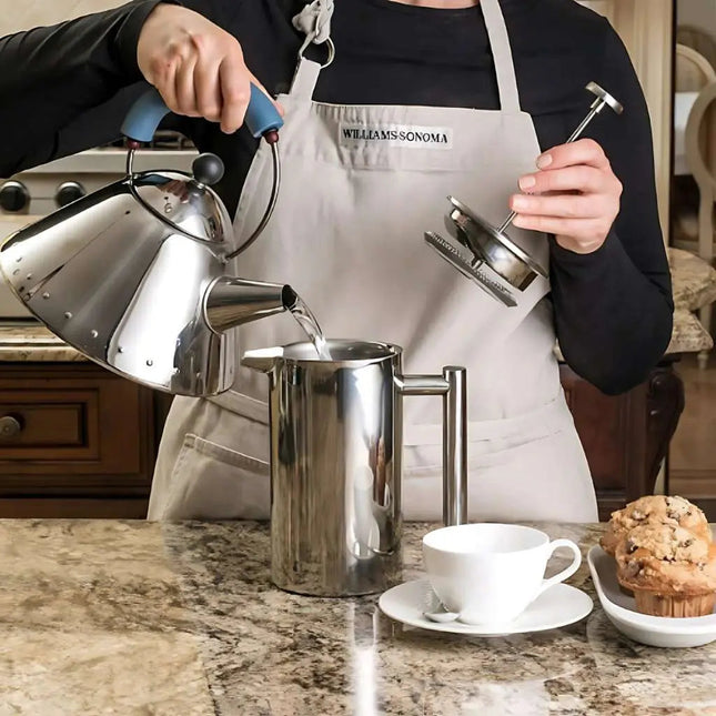 Stainless Steel French Press Coffee Maker, Insulated Double Wall Coffee Press