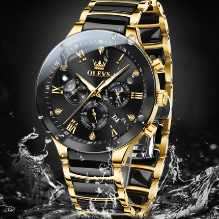 Watches for Men, Stainless Steel Watch for Formal and Casual Wear