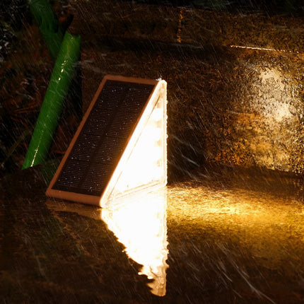 Solar Powered Stair Lights with IP65 Weather Resistance | Easy Installation for Safe Outdoor Lighting