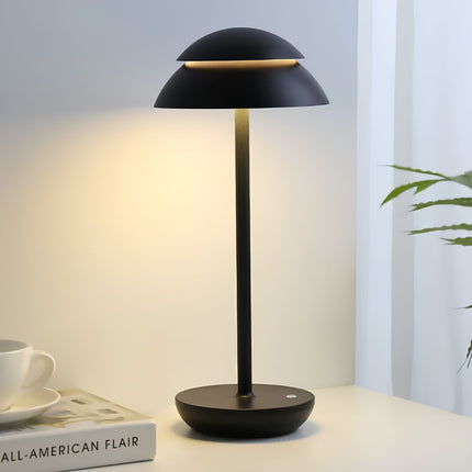 Cordless Scandinavian Table Lamp with Touch-Controlled Dimming | Rechargeable Lighting for Home Decor