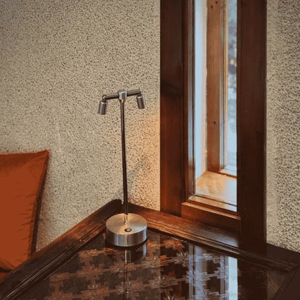 Dimmable Table Lamp with Touch Control & 360° Rotatable Design | Cordless Illumination for Ideal Ambiance