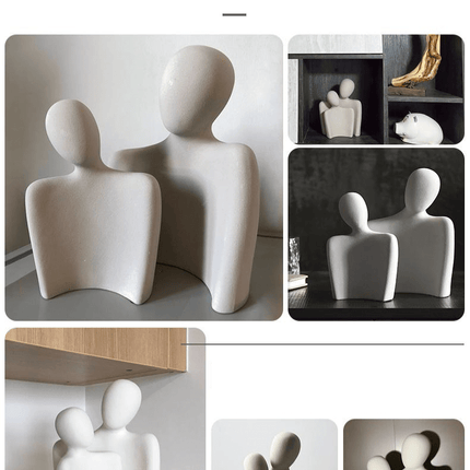 Love Sculpture, Abstract Sculpture of a Hug – image 6