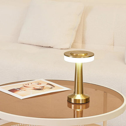 Dimmable Retro Bar Table Lamp with Adjustable Lighting | Portable Iron Design for Elegant Ambiance