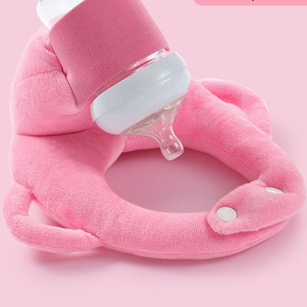 Infant Bottle Holder, Hands Free Bottle Prop Pillow for Baby Feeding – image 4