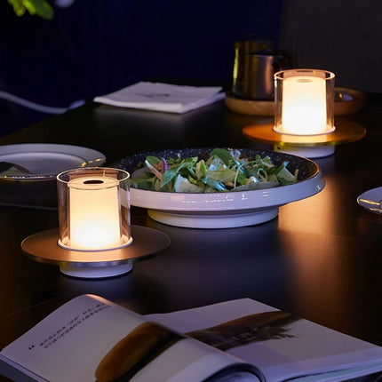 Rechargeable Candle Lamp with Gesture Control | Cordless Decorative Lighting for Cozy Ambiance