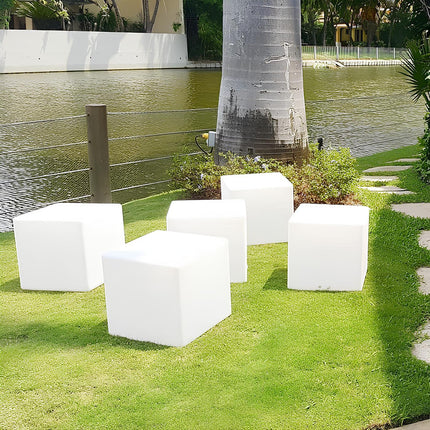 Cubic Garden Light with 16 Color Options | Weather-Resistant LED for Indoor and Outdoor Use