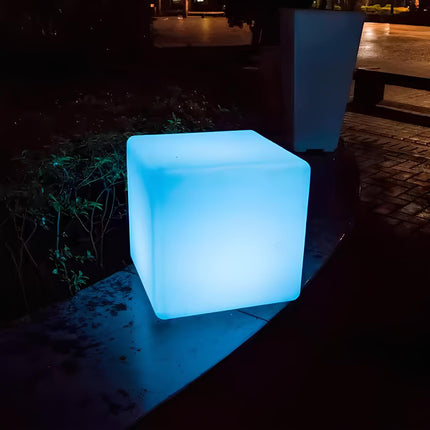 Cubic Garden Light with 16 Color Options | Weather-Resistant LED for Indoor and Outdoor Use