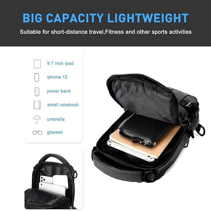UrbanLite | Compact Crossbody Sling Backpack with Ample Storage | Lightweight Design for Travel and Everyday Use 8