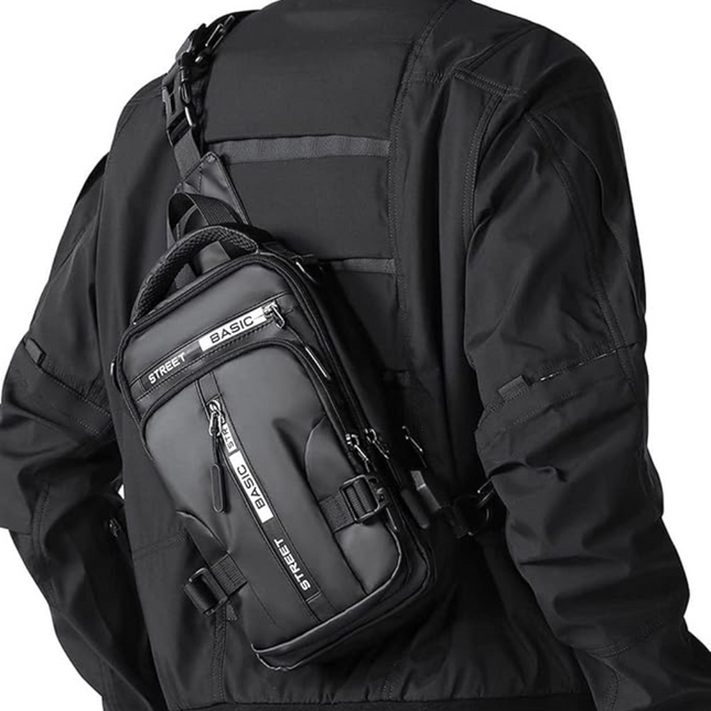 UrbanLite | Men's Sling Bag with Lightweight Design | Versatile Crossbody Backpack for Hiking and Travel 0