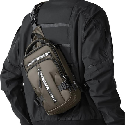 UrbanLite | Men's Sling Bag with Lightweight Design | Versatile Crossbody Backpack for Hiking and Travel 2