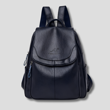 Urban Chic | Anti-Theft Leather Backpack for Women with Concealed Zippers | Stylish and Secure for Daily Use 3