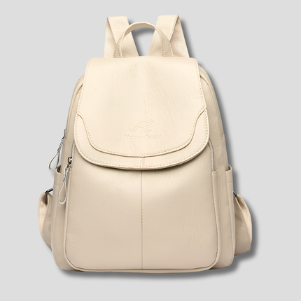 Urban Chic | Anti-Theft Leather Backpack for Women with Concealed Zippers | Stylish and Secure for Daily Use 6