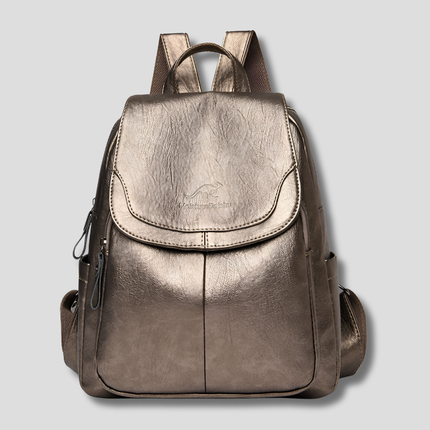 Urban Chic | Anti-Theft Leather Backpack for Women with Concealed Zippers | Stylish and Secure for Daily Use 7