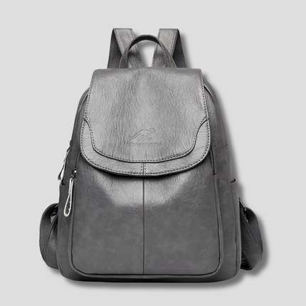 Urban Chic | Anti-Theft Leather Backpack for Women with Concealed Zippers | Stylish and Secure for Daily Use 8