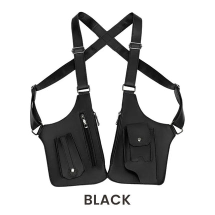 Urban Explorer | Black Shoulder Bag with Anti-Theft Zippers | Water-Resistant Design for Everyday Security 9