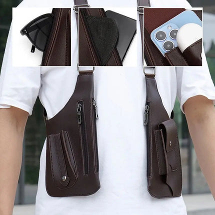 Urban Explorer | Men's Anti-Theft Shoulder Bag with Ergonomic Straps | Stylish & Practical for Daily Adventures 4