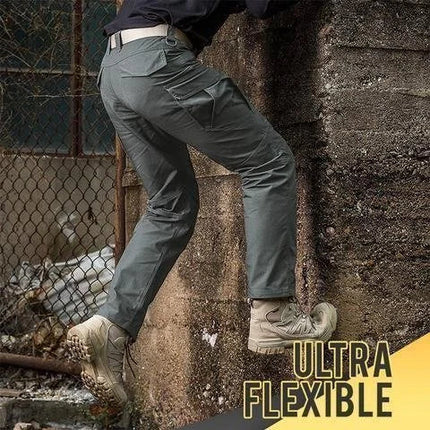 Urban Pro | Men's Black Cargo Pants with Waterproof Fabric | Multi-Pocket Design for Outdoor Adventures 4