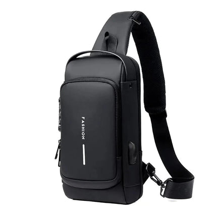 Urban Shield | Anti-Theft Sling Bag with RFID Protection | Durable Travel Companion for Secure Adventures 0