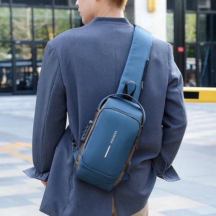 Urban Shield | Anti-Theft Sling Bag with RFID Protection | Durable Travel Companion for Secure Adventures 2