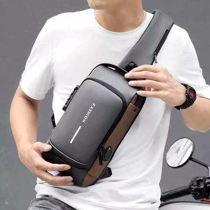 Urban Shield | Anti-Theft Sling Bag with RFID Protection | Durable Travel Companion for Secure Adventures 3