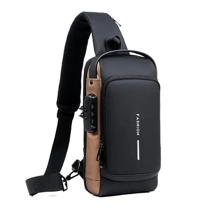 Urban Shield | Anti-Theft Sling Bag with RFID Protection | Durable Travel Companion for Secure Adventures 9