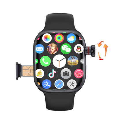 VWAR S9 | 4G Smartwatch with AMOLED Display & Retractable Camera | Enhanced Connectivity for Everyday Use 4