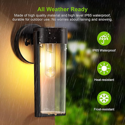 Solar Powered Wall Lights with Waterproof Design | Easy Installation for Charming Outdoor Ambiance
