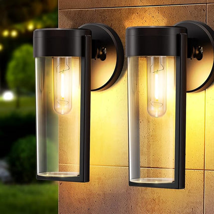 Solar Powered Wall Lights with Waterproof Design | Easy Installation for Charming Outdoor Ambiance