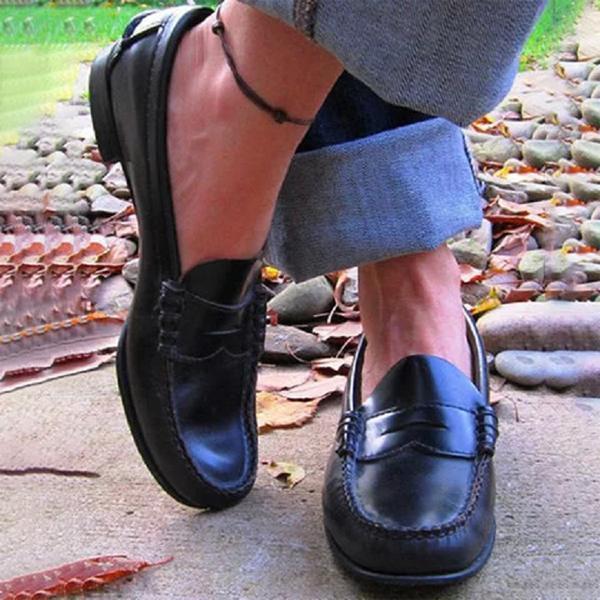 Penny Loafers for Men, Classic Leather Loafers