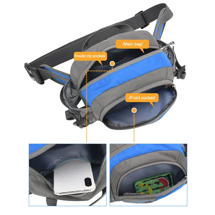 Vega | Sport Hip Bag with Adjustable Bottle Holder for Active Lifestyle 2