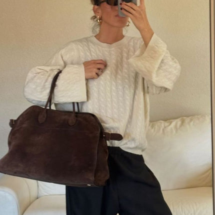 Vegan Leather Handbag with Spacious Design & Convertible Style | Elegant Accessory for Everyday Use 2