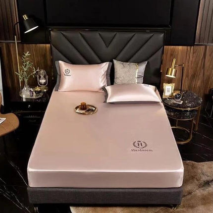 VelvetDream | Silk Bed Sheets with Deep Pockets & Elegant Design | Year-Round Comfort 1